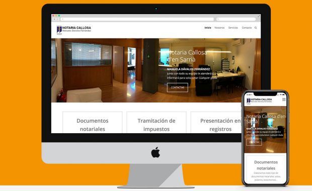 Diseño web para notaría
